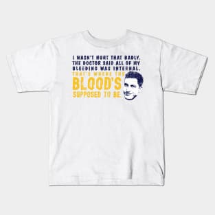 hat's Where The Blood's Supposed To Be - Peralta (Variant) Kids T-Shirt